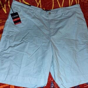 Chaps Men's Sky Blue Stretch Shorts